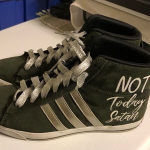 Women canvas high top sneakers